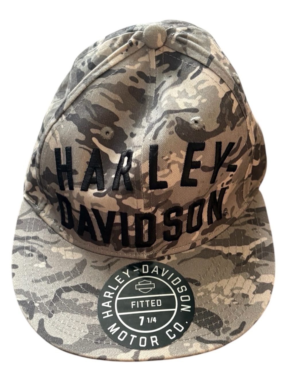 Harley-Davidson Staple Novelty camo grey hat